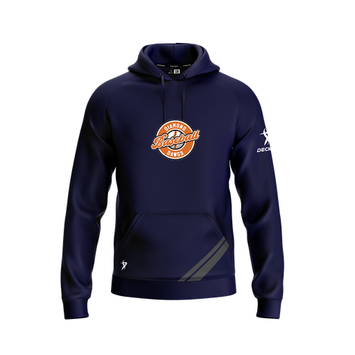 [FOLHSMNV-YXS-LOGO2] Decker Summit Hoodie (Youth XS, Navy, Logo 2)