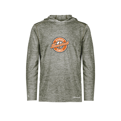 [FOLHCGGY-YS-LOGO2] Decker Youth Charge Hoodie (Youth S, Gray, Logo 2)