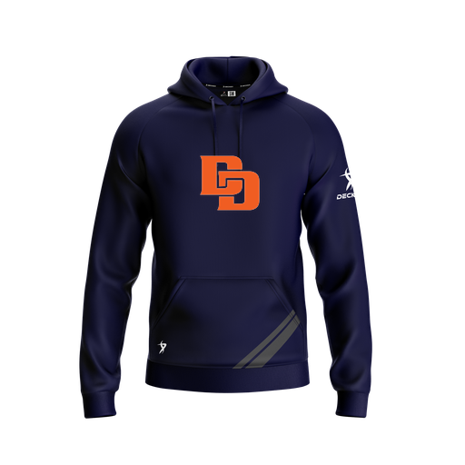 [FOLHSMNV-YXS-LOGO1] Decker Summit Hoodie (Youth XS, Navy, Logo 1)