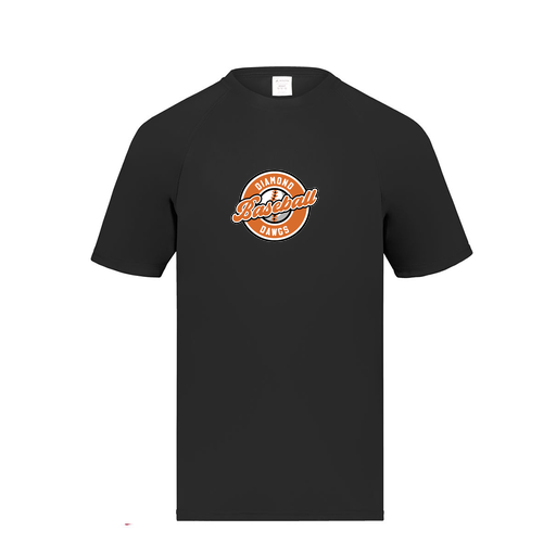 [2790.080.S-LOGO2] Men's Smooth Sport T-Shirt (Adult S, Black, Logo 2)