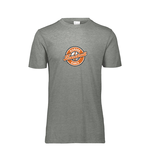[FTSCUBGY-AS-LOGO2] Decker Men's Tri-Blend T-Shirt - Short Sleeve (Adult S, Gray, Logo 2)