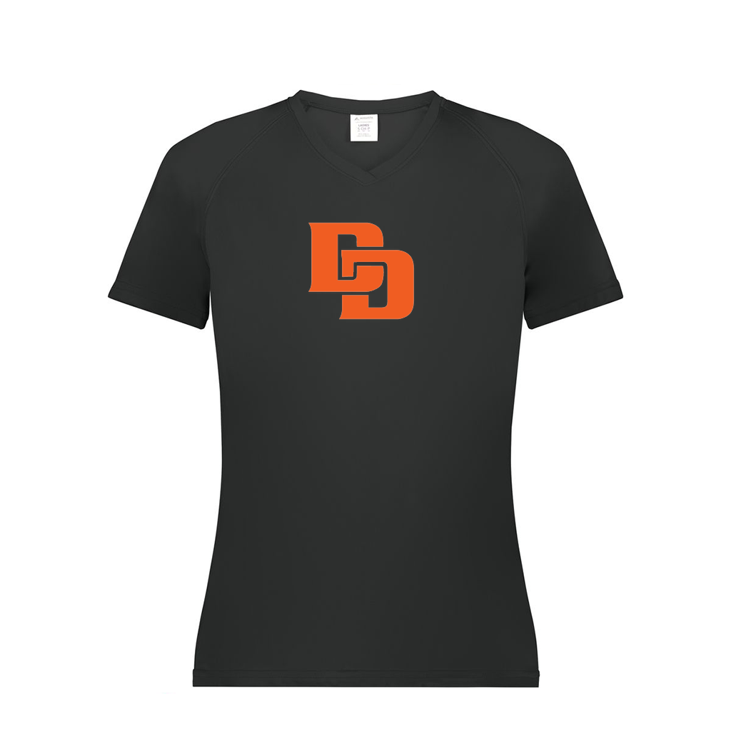 Ladies Smooth Sport V-Neck T-Shirt