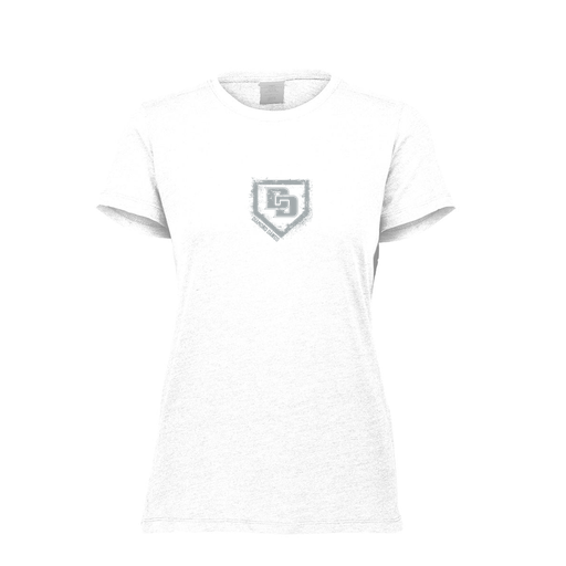 [FTSCUBWH-FAXS-LOGO3] Decker Women's Tri-Blend T-Shirt - Short Sleeve (Female Adult XS, White, Logo 3)