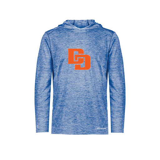 [FOLHCGRY-AS-LOGO1] Decker Men's Charge Hoodie (Adult S, Royal, Logo 1)