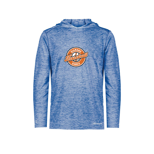 [FOLHCGRY-AS-LOGO2] Decker Men's Charge Hoodie (Adult S, Royal, Logo 2)