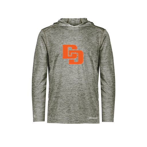 [CUS-DFW-CHGHOOD-PER-LSL-GRY-AS-LOGO1] Men's Charge Hoodie (Adult S, Gray, Logo 1)