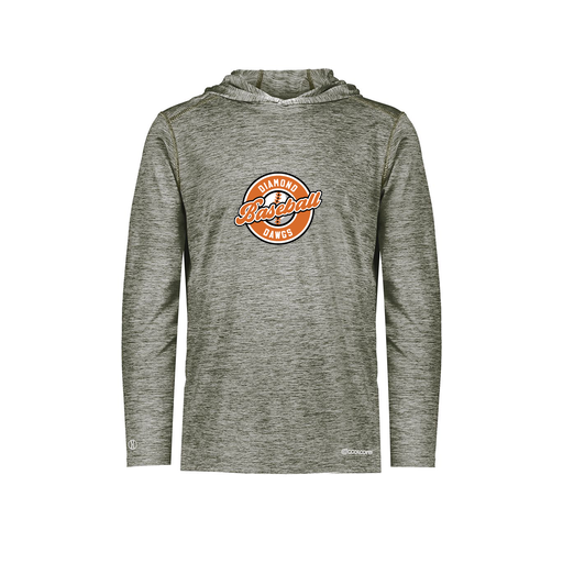 [FOLHCGGY-AS-LOGO2] Decker Men's Charge Hoodie (Adult S, Gray, Logo 2)