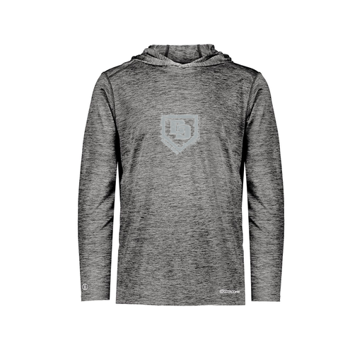 [FOLHCGBK-YS-LOGO3] Decker Youth Charge Hoodie (Youth S, Black, Logo 3)