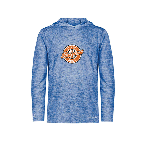 [FOLHCGRY-YS-LOGO2] Decker Youth Charge Hoodie (Youth S, Royal, Logo 2)