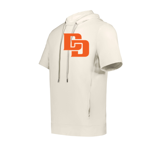 [222605-WHT-YS-LOGO1] YOUTH VENTURA SOFT KNIT SHORT SLEEVE HOODIE (Youth S, White, Logo 1)