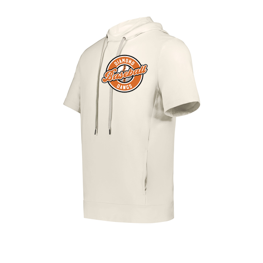[222605-WHT-YS-LOGO2] YOUTH VENTURA SOFT KNIT SHORT SLEEVE HOODIE (Youth S, White, Logo 2)