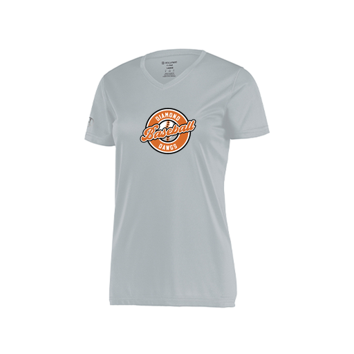 [222820.099.S-LOGO2] Ladies Movement Dri Fit Shirt (Female Adult S, Silver, Logo 2)